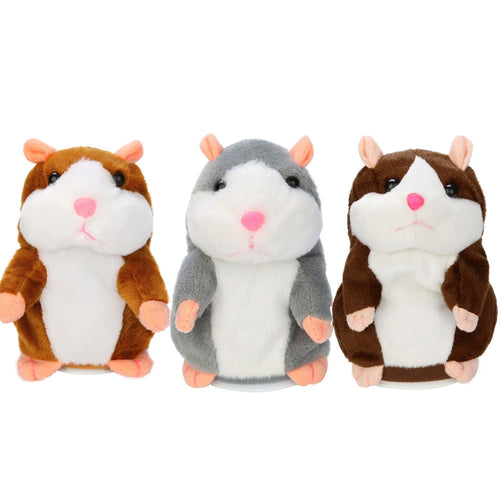 Adorable Interesting Speak Talking Record Hamster Mouse Plush Kids Toys 🙈