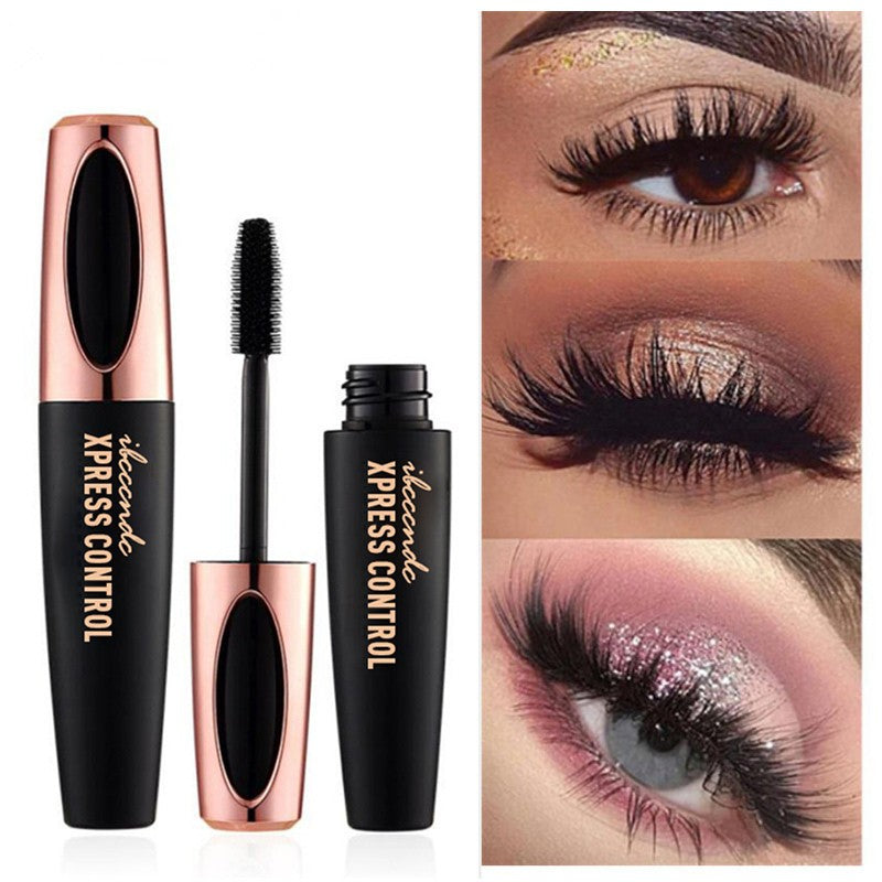 New 4D Silk Fiber Lash Mascara Waterproof Rimel 3d Mascara For Eyelash Extension Black Thick Lengthening