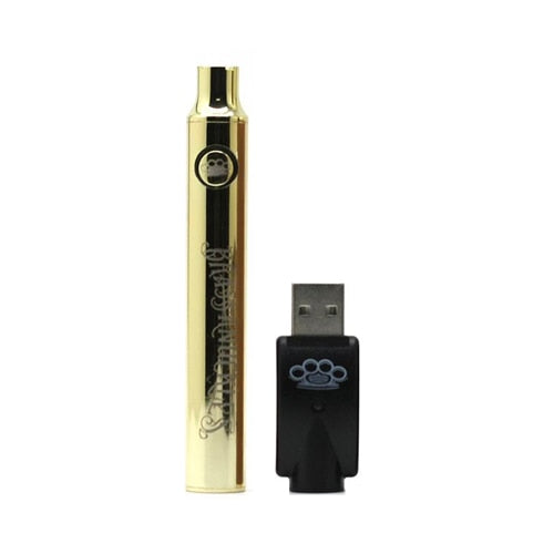New Arrival CBD BK Vape Pen Preheating Battery 510 Thread USB Charging Pressure Regulating 650 900mAh Variable Voltage Battery